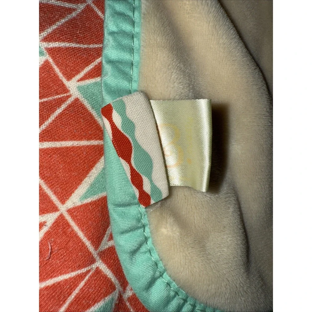 B Cuddly Bunny Baby Blanket Plush Sleepy Rabbit Security Lovey Crinkle Leaf‎